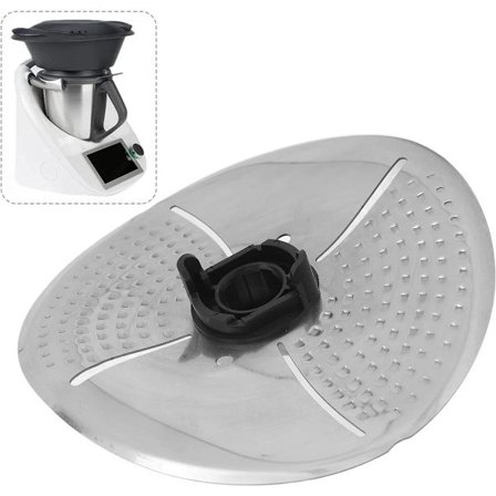 Allecto Plus - Køkkenknivsdæksel i rustfrit stål til Vorwerk Thermomix TM5 TM6 TM31