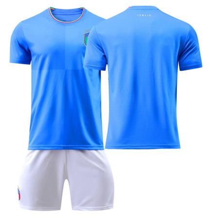 Qatar Fotbolls-vm 2022 Italien Fotboll Kit - Vit Blå Xl
