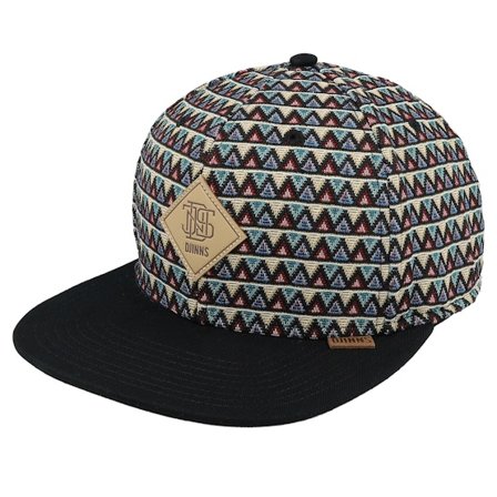 Djinns - Multi snapback Cap - Colour Triangle/Black Snapback @ Hatstore