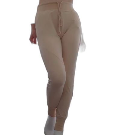 Beige mjukisbyxor