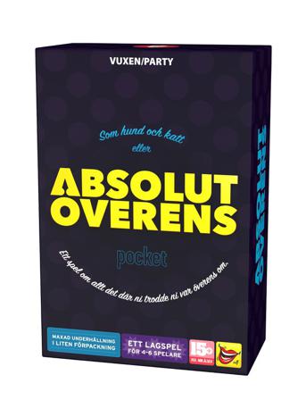 Absolut Överens Pocket Home Decoration Puzzles & Games Multi/mönstrad ALF Toys And Games