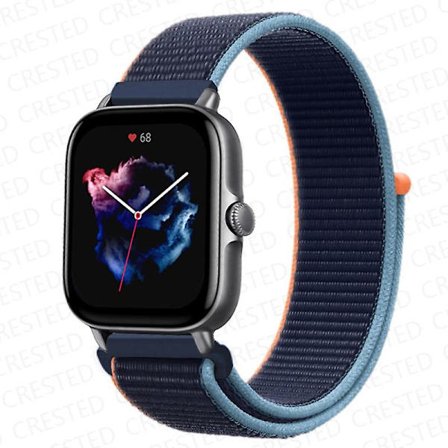 20 mm 22 mm watch för Amazfit Gts/2/2e/4/3/mini Gtr 4/2/3/ pro 47 mm Stratos 3 nylon Pulseira Correa Amazfit bipsband