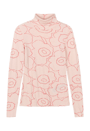 Marimekko VILINA PIIRTO UNIKKO T-shirt T-shirts & toppar Dam Rosa XL