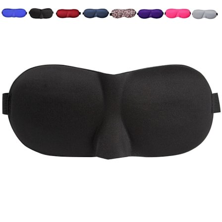 Sovemaske med formet skum