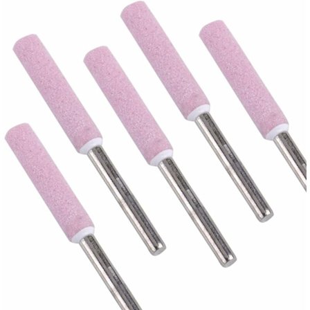 5 stk. motorsavsskærper slibesten fil 4,8 mm 3/16 motorsavsskærper