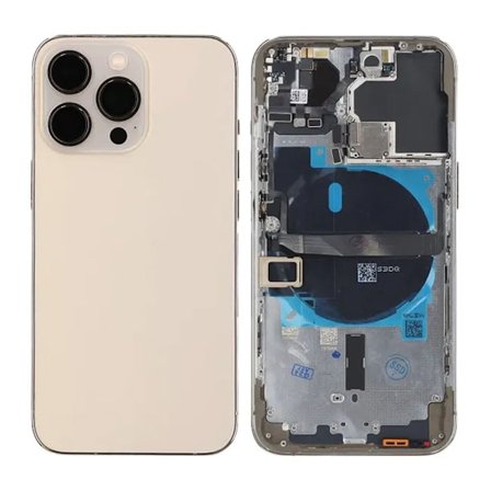 iPhone 13 Pro Baksida med Komplett Ram - Guld