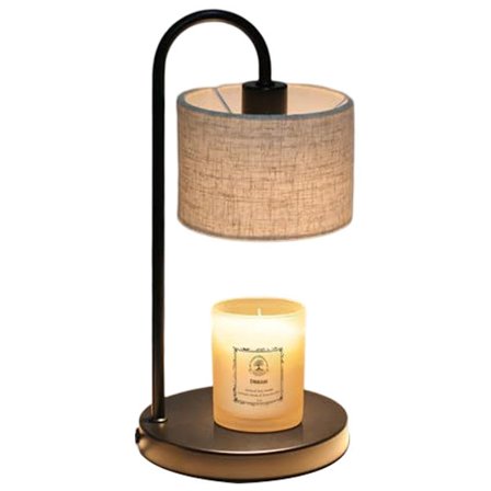 Kynttilälämmitin säädettävällä varrella, tuoksun voimakkuuden säätö kynttilän sulattaja portaattomalla himmennyksellä, tyylikäs kodin 