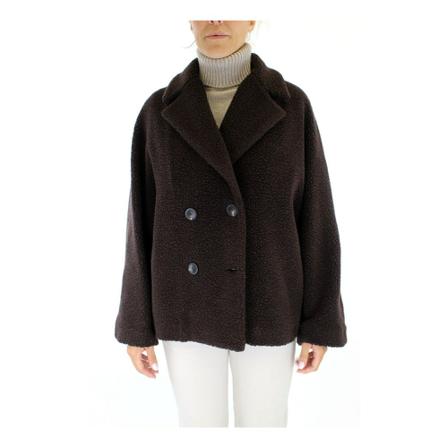 Liviana Conti, Double-Breasted Coats Bruin, Dames, Maat:S