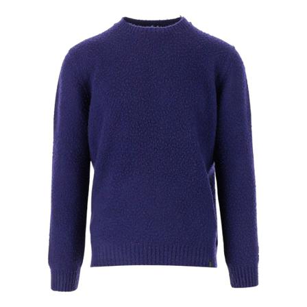 Fay Round-neck Knitwear , Blauw , Heren , Maat: M Truien & Vesten