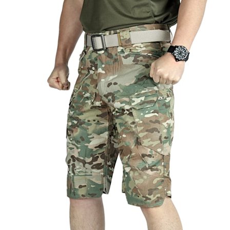 Taktiska byxor Herr Shorts Camouflage byxor Byxor Arbetsbyxor Höst Utomhus Multi-fickbyxor IX7 Militärbyxor Vattentäta