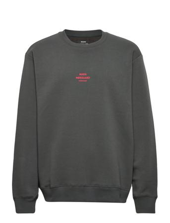 Standard Crew Logo Sweat Sweat-shirt Tröja Svart Mads Nørgaard