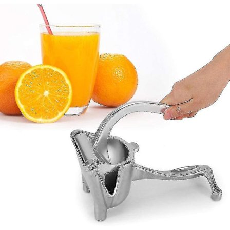 Sitronspresser, bærbar manuell fruktpresser i rustfritt stål