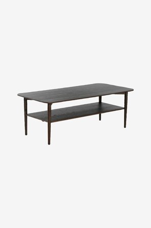 Nordic Furniture Group - Soffbord Kalmar med hylla, 135x65 - Brun - Soffbord - Från Homeroom