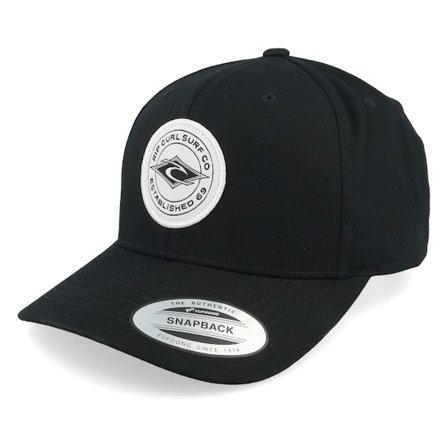 Rip Curl - Preto adjustable Boné - Stapler Sb Cap Black Adjustable @ Hatstore