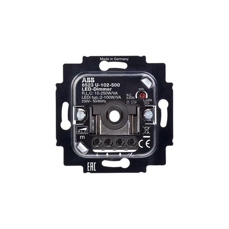 ABB 6512-0-0335 Dimmer 2-100VA, insats, Strömbrytare & vägguttag