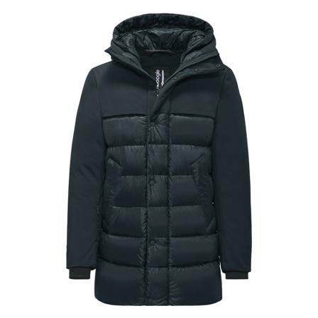 BomBoogie, Bi-material Parka Padded with Down Blauw, Heren, Maat:L