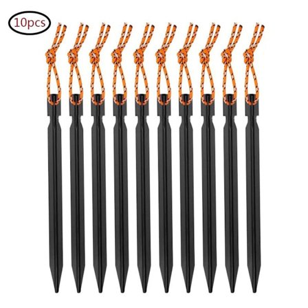 Teltringe, bånd og opbevaringsposer, 10 stk. KLB