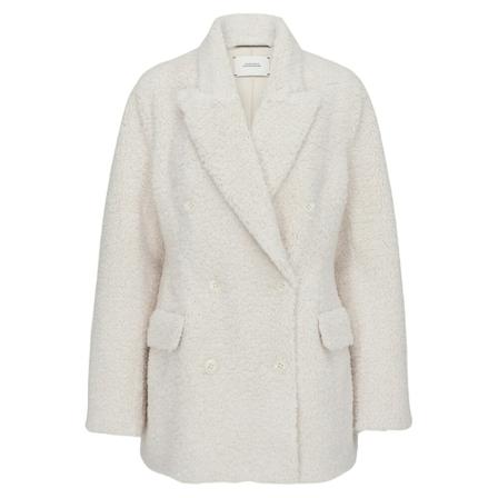 Dorothee Schumacher Double-Breasted Jass , Wit , Dames , Maat: S TrenchJass & Mantels