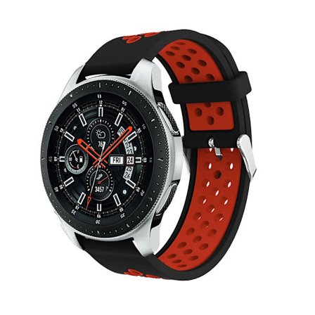 Sporttiranneke Samsung Galaxy Watch 46mm Musta/Punainen