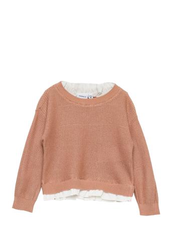 Nmfrasine Ls Knit Brown Name It