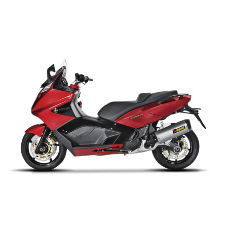 Akrapovič Slip-On Stainless Steel - Peugeot Satelis 1 400 2008-2011