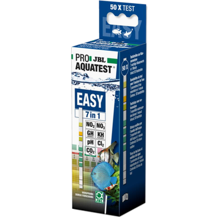 JBL - ProAquaTest Easy 7in1 Strips Quick Water Testing 50-pack - Akvaristikk - Vannpreparat - Vanntester - ZOO.no
