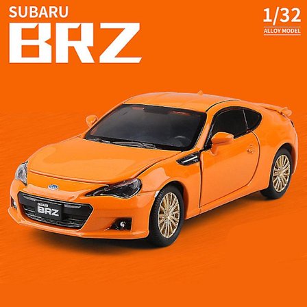 1:32 Subaru Brz Legering Sportsvogn Model Diecast Metal Simulering Legetøjsbiler Bilmodel Lydlys Samling Børns Legetøj Gave