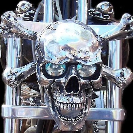 Dødningehoved Forlygte Ved Universal Led Motorcykel Dekorative Lampe Vandtæt Motorcykel Tilbehør