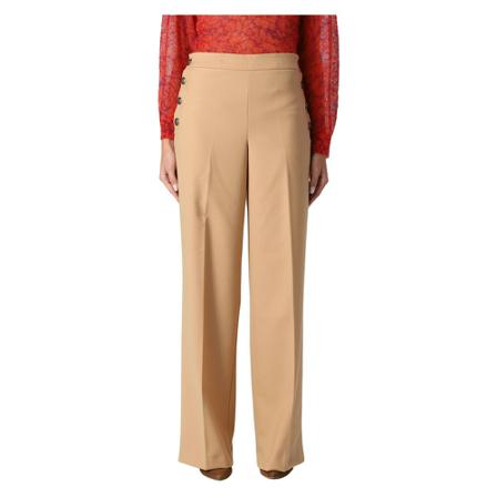 Twinset, Wide Trousers Beżowy, Kobieta, Rozmiar: S