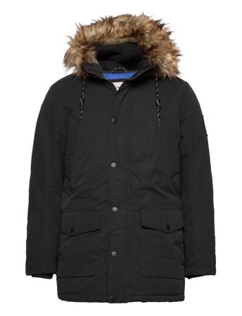 Jjsky Parka Jacket Ltn Black Jack & J S