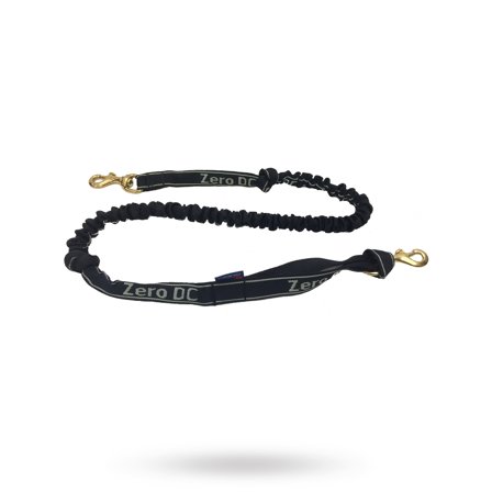 Zero DC - Zero DC Elastisk Kjørestrikk Svart - Over 10 kg - 1.9 m - Tekstilkobbel, Rullekobbel, Kjørestrikk, Lærkobbel & Øvrige hundekobbel på 