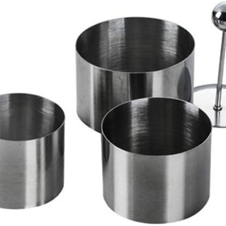 Rund madlavningsring kageform med fyld