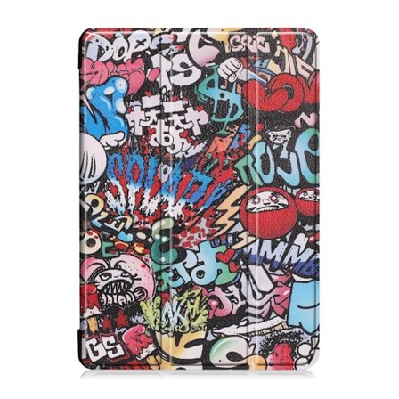 Lenovo Tab M10 Gen 1 Tri-Fold Fodral - Graffiti