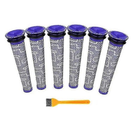 6 st Filter Ersätter För V6 V7 V8 Dc62 Dc61 Dc58 Dc59 Dc74 Dammsugare Filterdel 965661-01