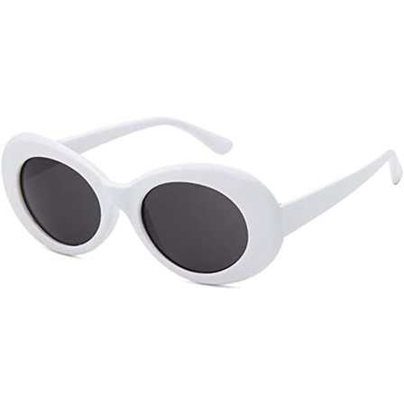 Clout Goggles Oval Mod Retro Vintage Solbriller Runde Linser