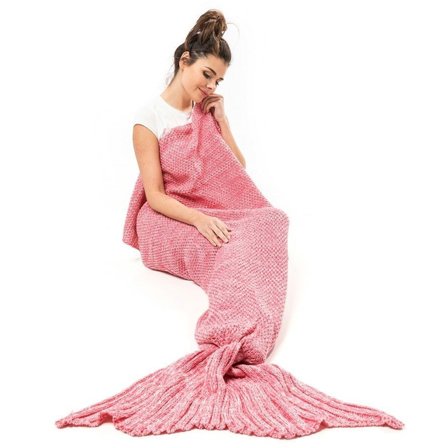 Sjöjungfru Filt Rosa