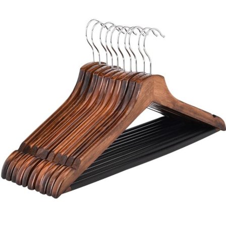 Retro bøjler i massivt træ, kostumebøjler, vasketøjsbøjler 10