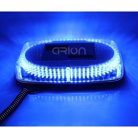 240 LED Magnetmonteret Advarselslys til Byggekøretøjer, Bil, Strobe Lys, Blå Rød Politi Blinklys 12v 24v-WELLNGS Blue
