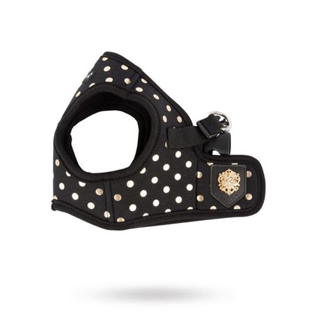 MODERN DOTTY Black - Jacket Hundsele - Klassiska hundselar, Jacket, Step-in, Y-Selar Dragselar, Fodrade vinterselar på Doggie.se