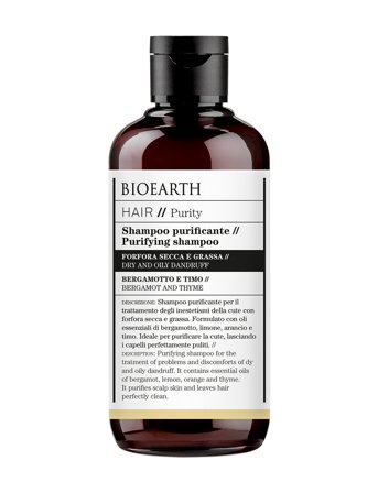 Bioearth Bioearth Hair 2.0 Purifying Shampoo - Nude - 250 ml