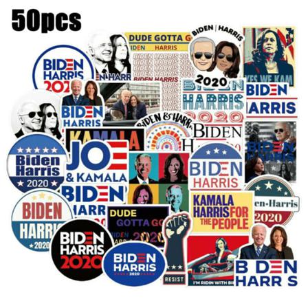 50 St Joe Biden & Harris 2020 President Campaign Klistermärken