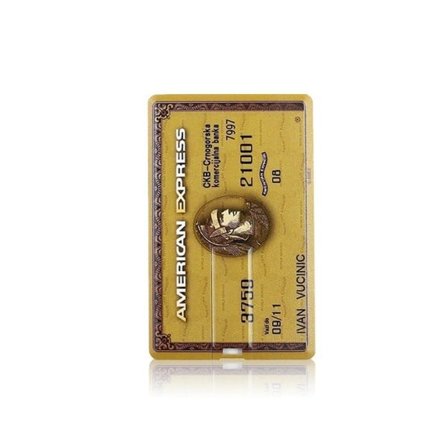 USB Flash Drive Hög Speed Bank Kredit Kort Penna Drive 64GB Minne Usb Stick