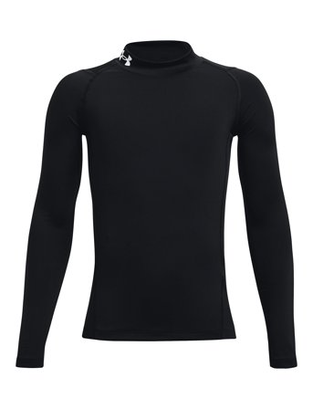 Under Armour Ua Hg Armour Mock Ls - Black - M