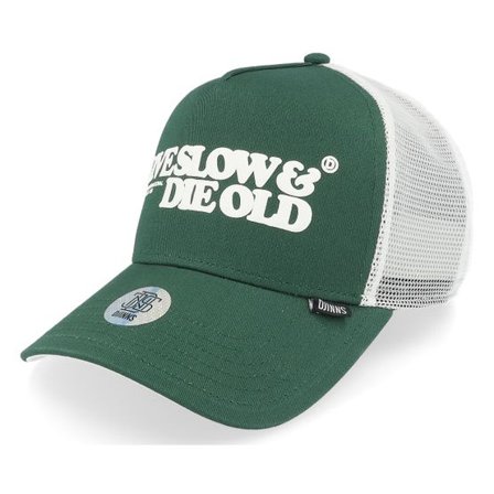 Djinns - Grön trucker Keps - Hft Cap Lsdo Green/White Trucker @ Hatstore