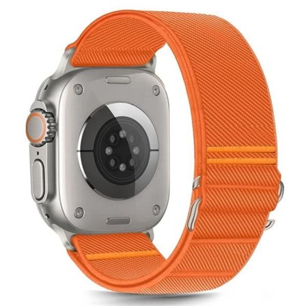 Tech-Protect Nylonarmband till Apple Klocka 44 / 45 / 46 / 49 mm - Orange
