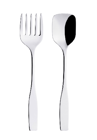 Iittala Citterio 98 Serveringsbestick 2 Delar Blank Bestick Silver
