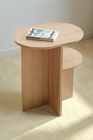 Jotex - Bijzettafel 36x48 Cm Ecru Ecru - PERIA - Koop Sidetables & bijzettafels bij Jotex