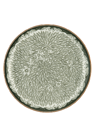 Rörstrand Ostindia Floris tallrik 20cm Skålar Grön 20 CM