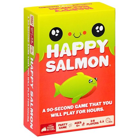 Happy Salmon för Blast Kitten - kortspel för vuxna, tonåringar