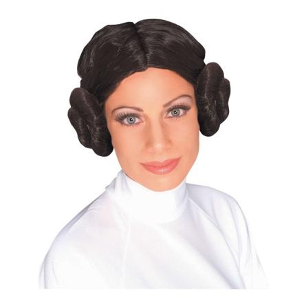 Bristol Novelty Unisex Vuxen Princess Leia Peruk One Size Brun Brown One Size